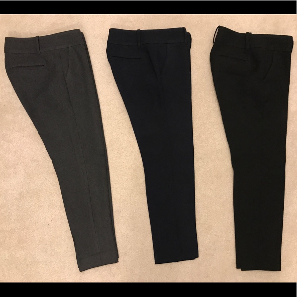 Ann Taylor Petite Ankle Pants Size 2P (3 Pairs)